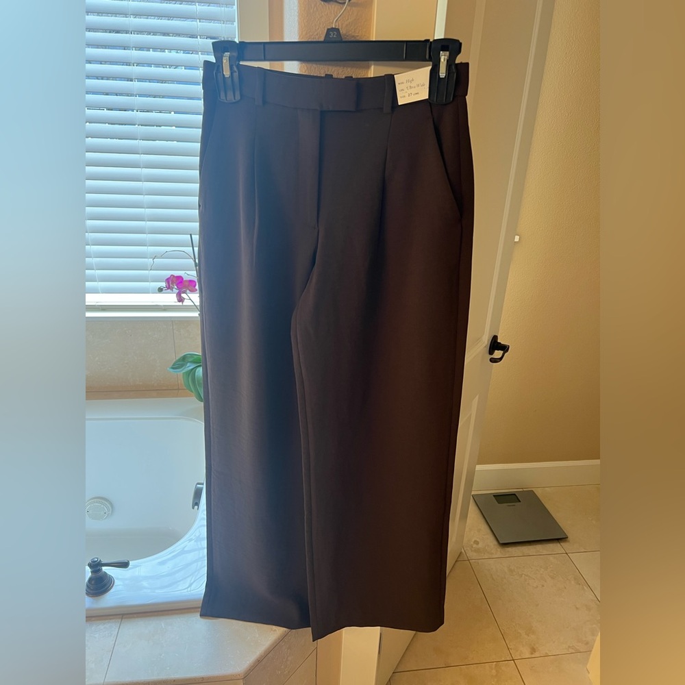 Size 27 LONG Abercrombie brown slacks